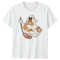 Ghost With Pumpkin T-Shirt Cute Halloween Fall Season Gift For Him And Her