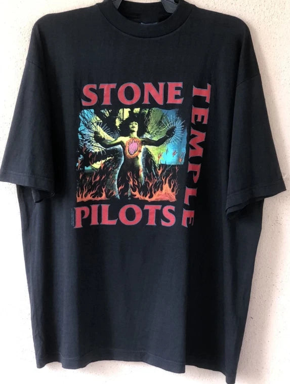90's Stone Temple Pilots Core Band Black Unisex T-shirt Reprint S-5XL