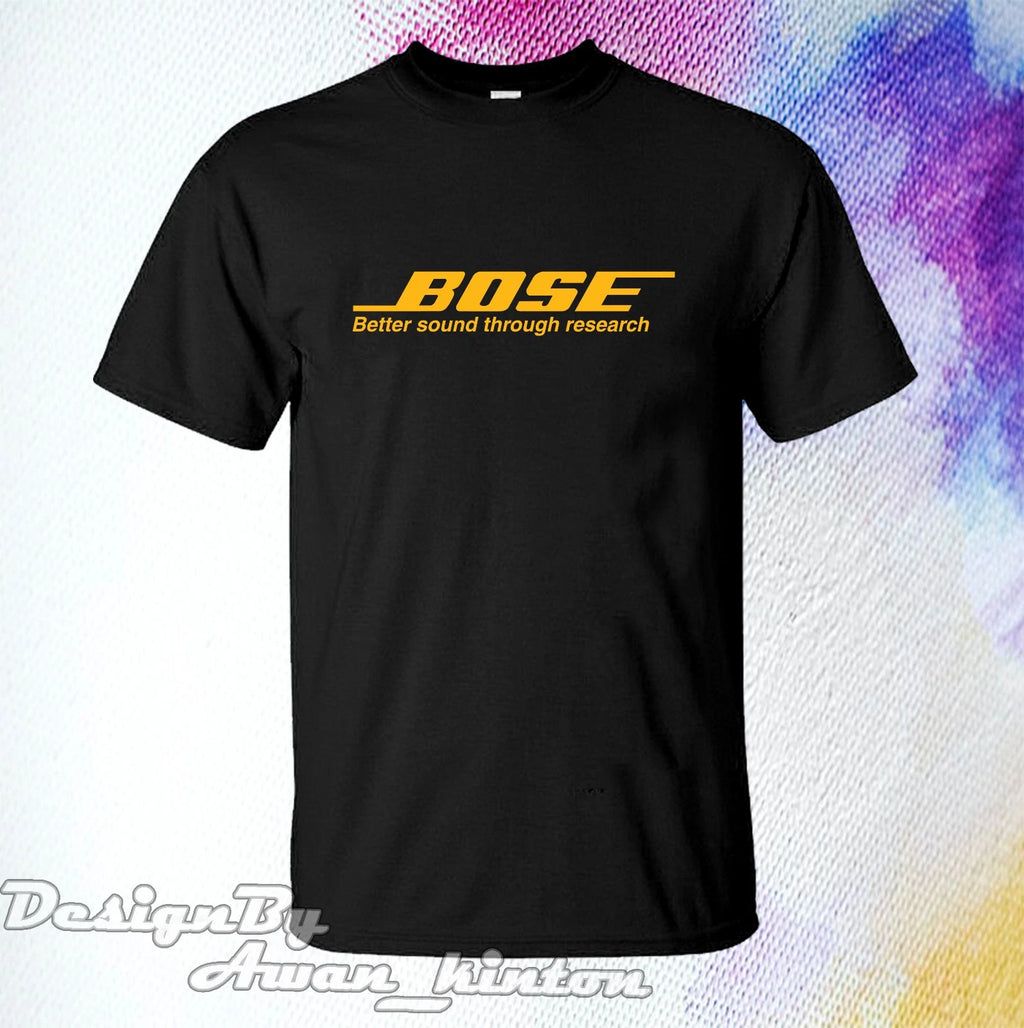 AudioCar Bose Funny Logo Tshirt Short SLeeve Made In Usa