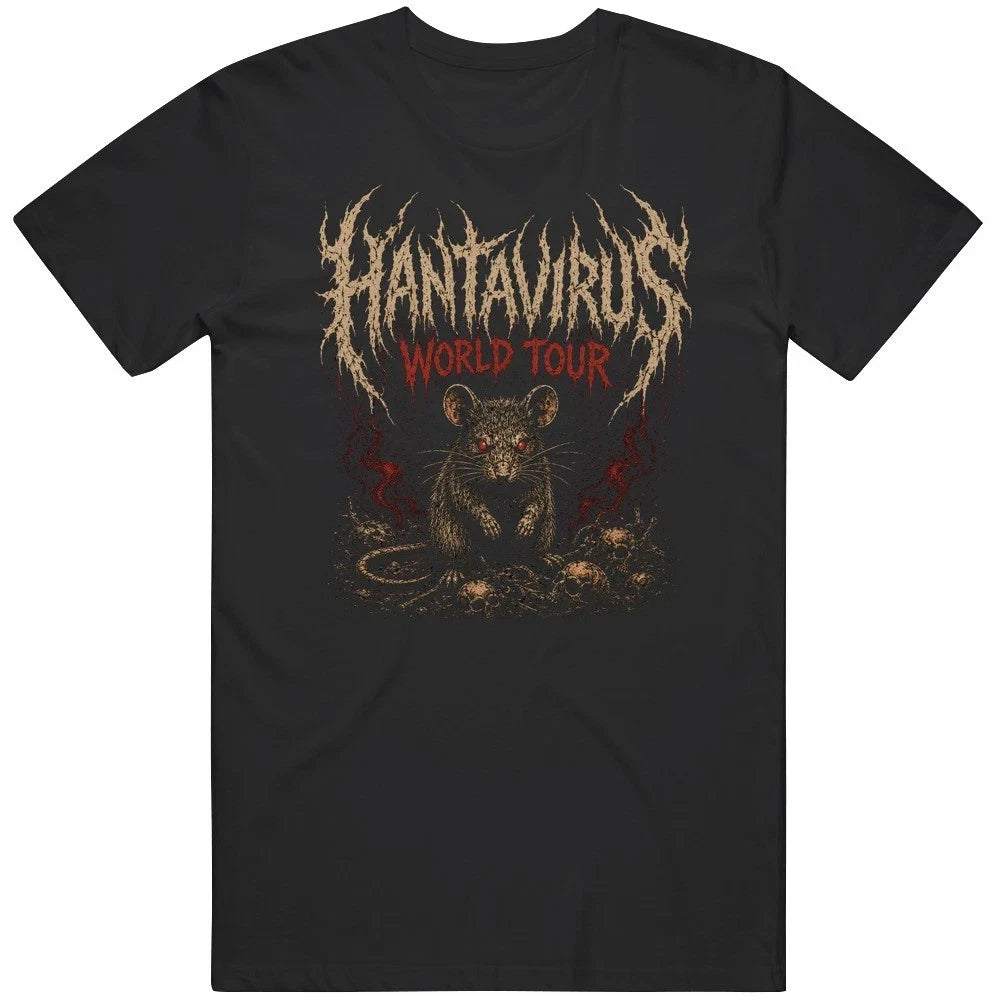 NEW! HantaVirus World Tour Funny Gag Meme Viral Gift T Shirt, size S-5XL