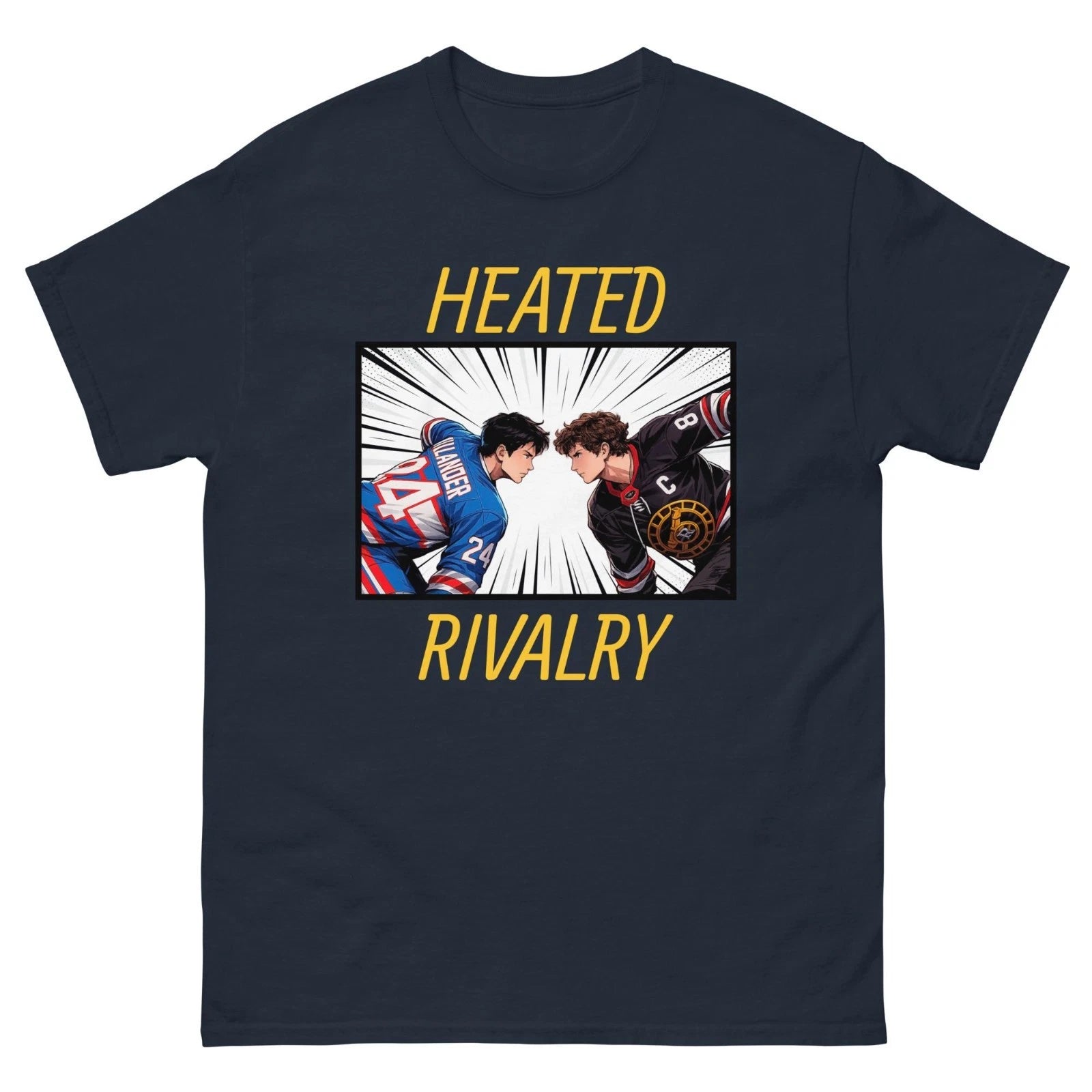 Heated Rivalry Hockey Shirt, Ilya Shane Anime Style, Unisex T-Shirt