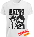 Extra Salty T-SHIRT Sarcastic Shady Funny Beach Popcorn Food Joke Quote GIFT TEE