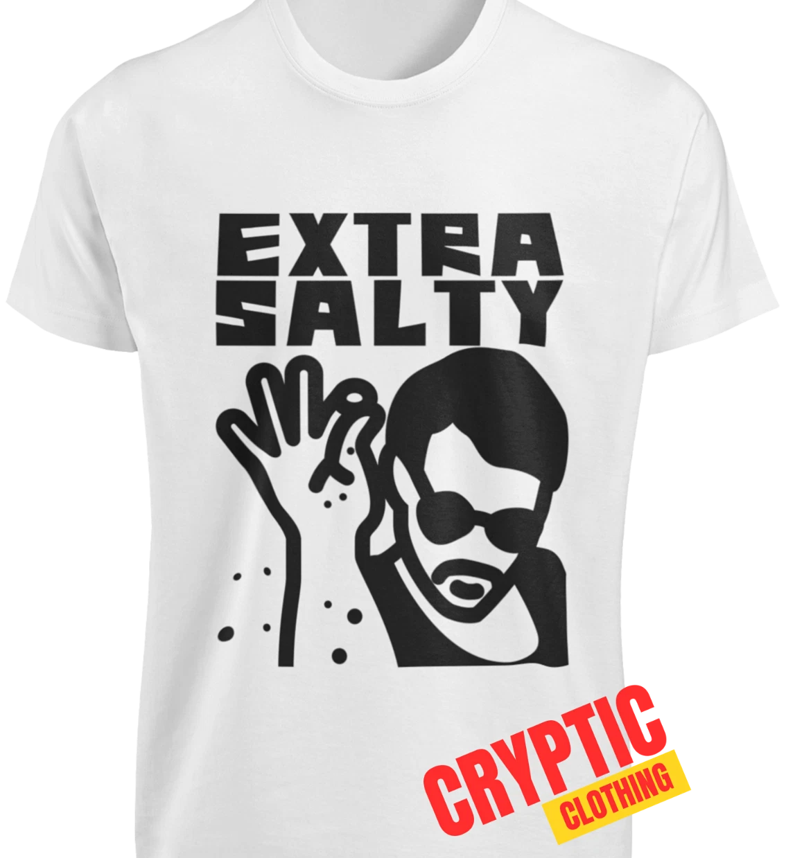 Extra Salty T-SHIRT Sarcastic Shady Funny Beach Popcorn Food Joke Quote GIFT TEE