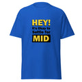 Hey Okay to Settle Mid T-Shirt Design - Settling Blind Date Tee Dating Gag Style