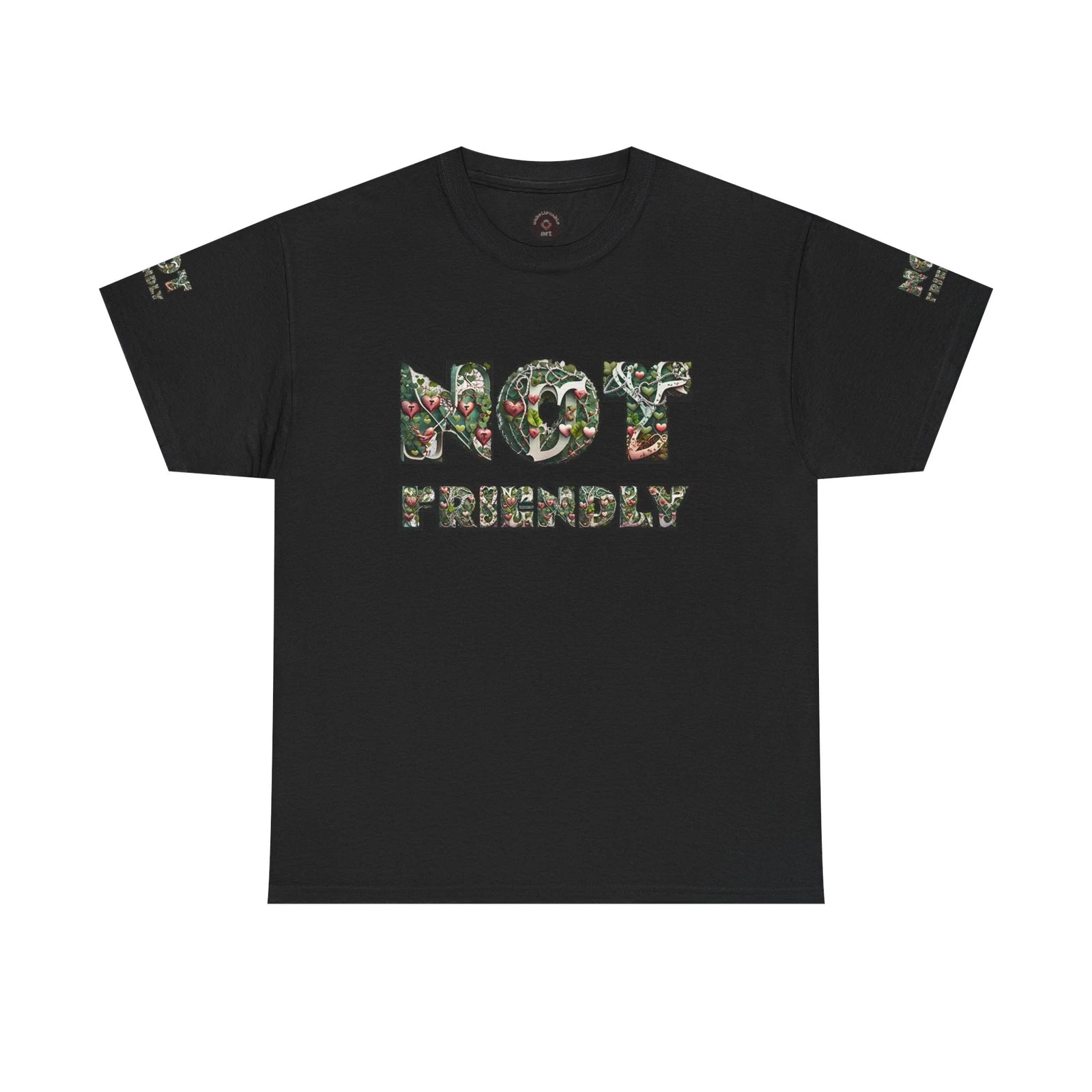Not Friendly Unisex Tee, Funny Graphic Shirt, Sarcastic Top, Humorous Cotton