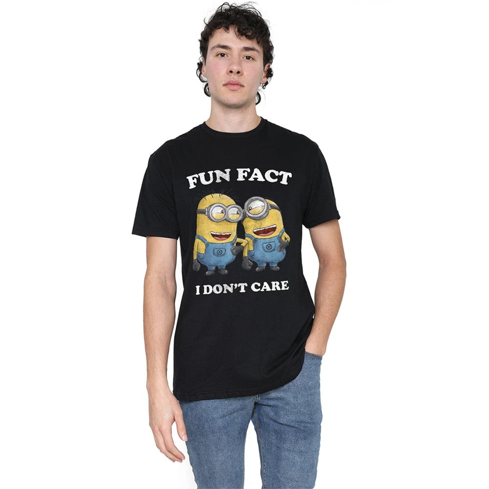 Minions Sarcasm Unisex T Shirt S-4XL, Black