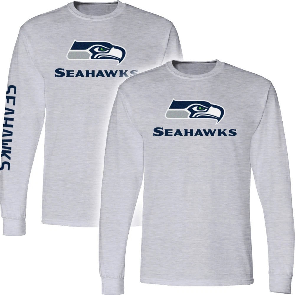 Seahawks Long Sleeve T-Shirt Seattle Football Sea GSS01