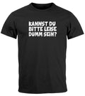 Mens T-Shirt Sarcasm Saying Can You Please Be Quiet Stupid Fun Shirt