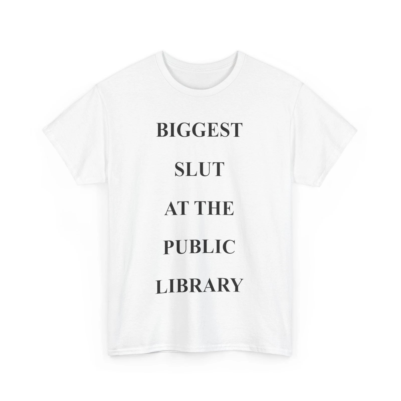 Biggest Slut's At The Public Library Funny Quote Women Men T-shirt