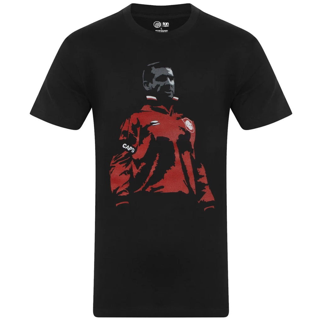 Fan Originals Eric Cantona T-Shirt Mens in 1996 Football Kit