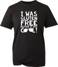 Gluten Free T-Shirt Funny Coeliac Disease Awareness Slogan Tee Black Top UK New