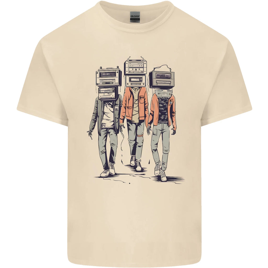 Hi-Fi Head Obscure Music Mens Cotton T-Shirt Tee Top
