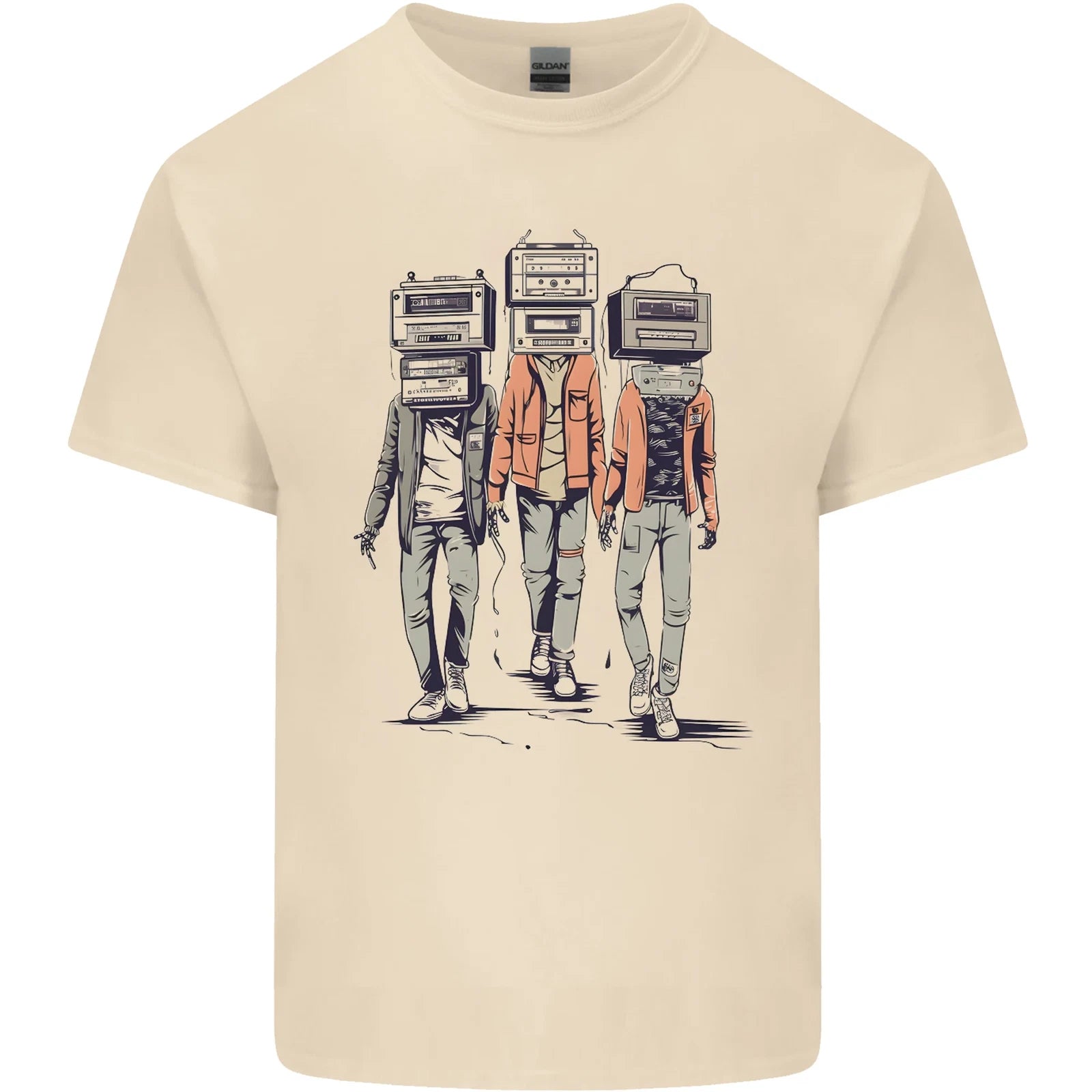 Hi-Fi Head Obscure Music Mens Cotton T-Shirt Tee Top