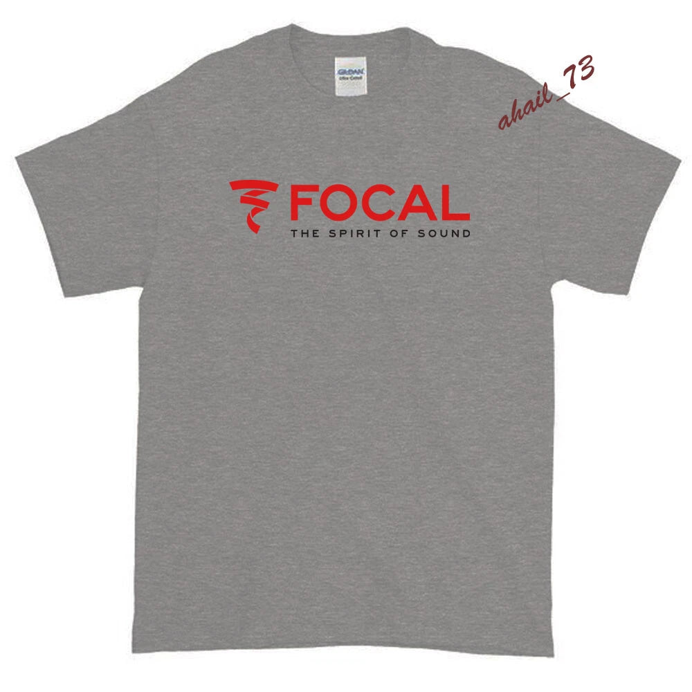 New Shirt Focal Audio Red Logo Men's T-Shirt American USA Size S -XXL