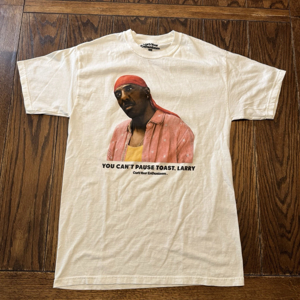 Curb Your Enthusiasm Leon T Shirt Size Medium You Can’t Pause Toast Larry HBO