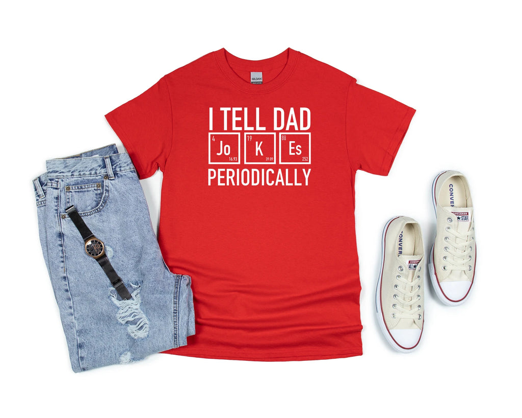 I Tell Dad Jokes Periodically Science Nerdy Funny Father's Day Gift T-Shirt