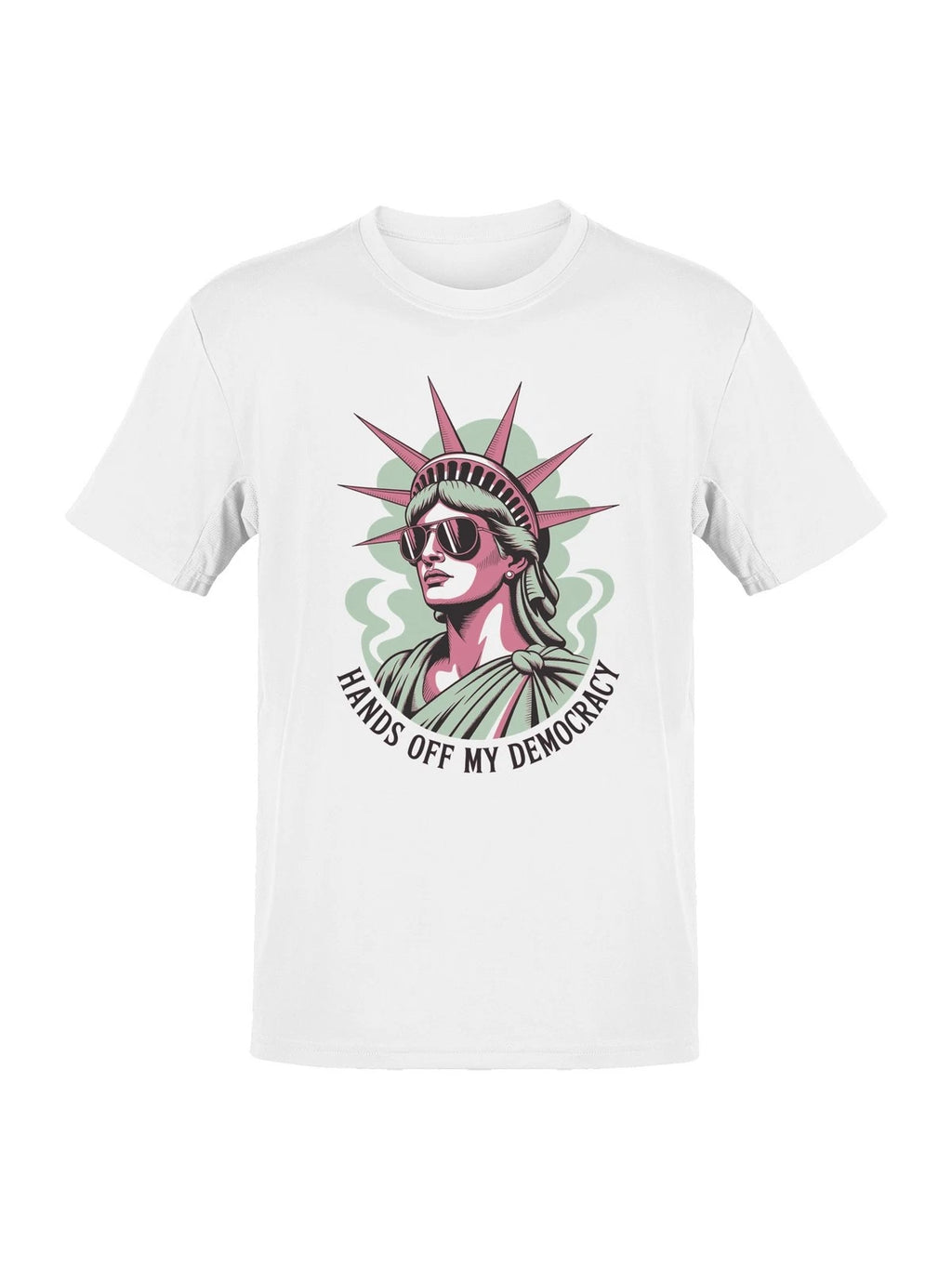 Statue of Liberty Pop Art Message Men's T-shirt