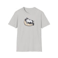 Sleeping Cat Illustration T-Shirt | Kawaii Cat on Pillow