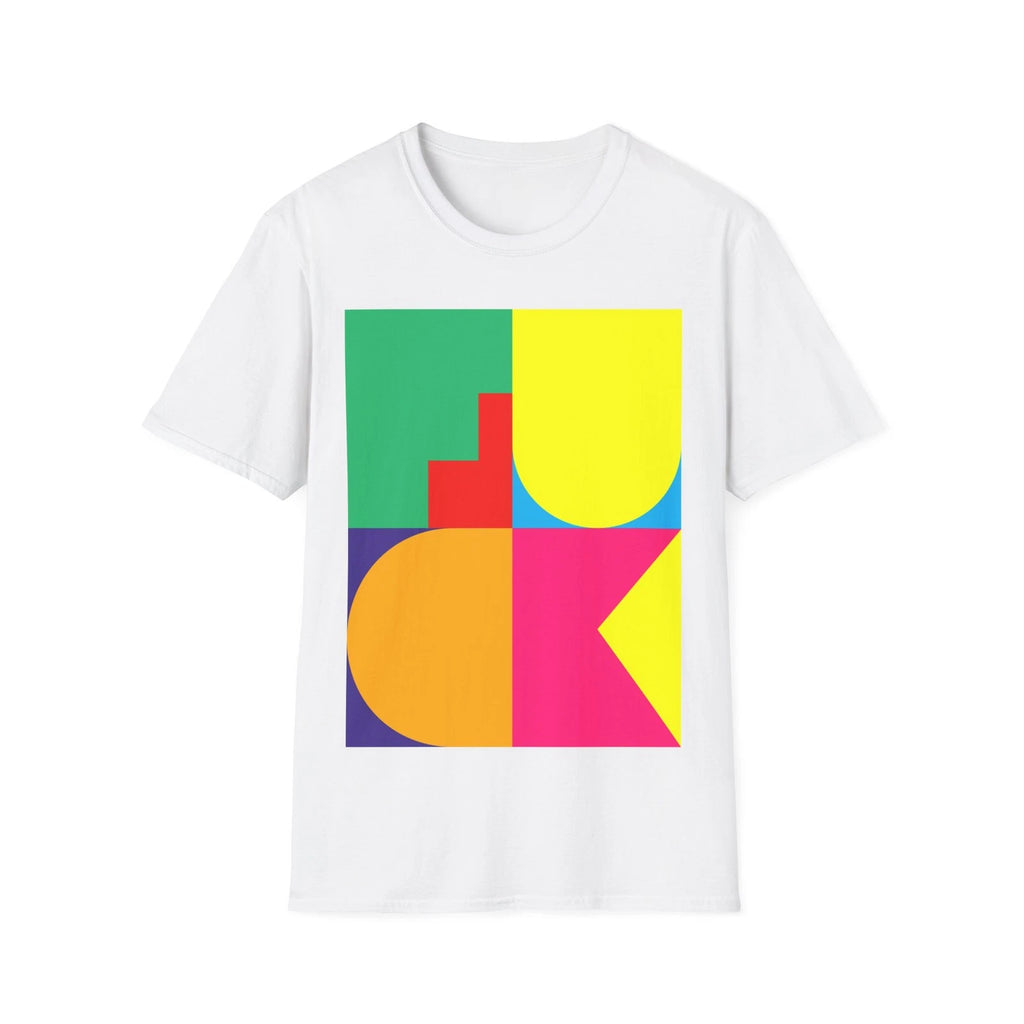 Pop Art F-Word Unisex Softstyle T-Shirt, Humor Saying Tee, Funny Slogan