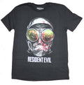 Resident Evil  Adult New T-Shirt- Gasmasked Hunk Face of Umbrella Agent
