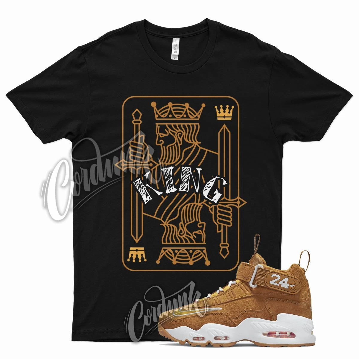 Black KING Shirt for N Air Griffey Max 1 Wheat Golden Harvest Elemental 6 7