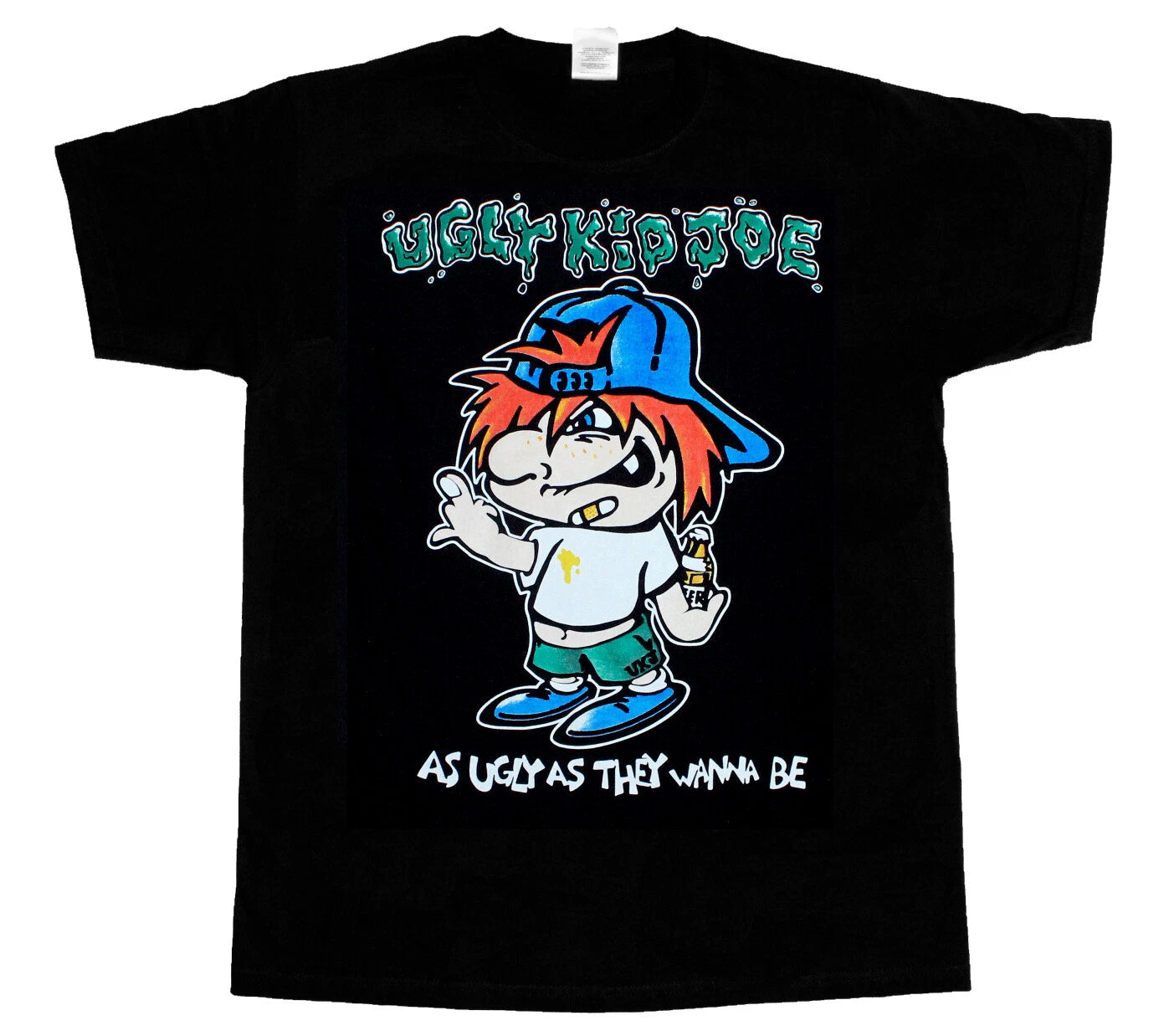 UGLY KID JOE AS UGLY AS THEY WANNA BE' NEW short long sleeve BLACK T-SHIRT 345XL