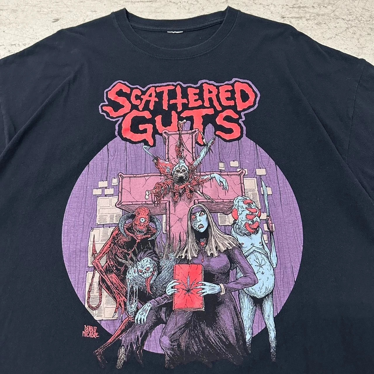 Y2K Scattered Guts Grunge T-Shirt