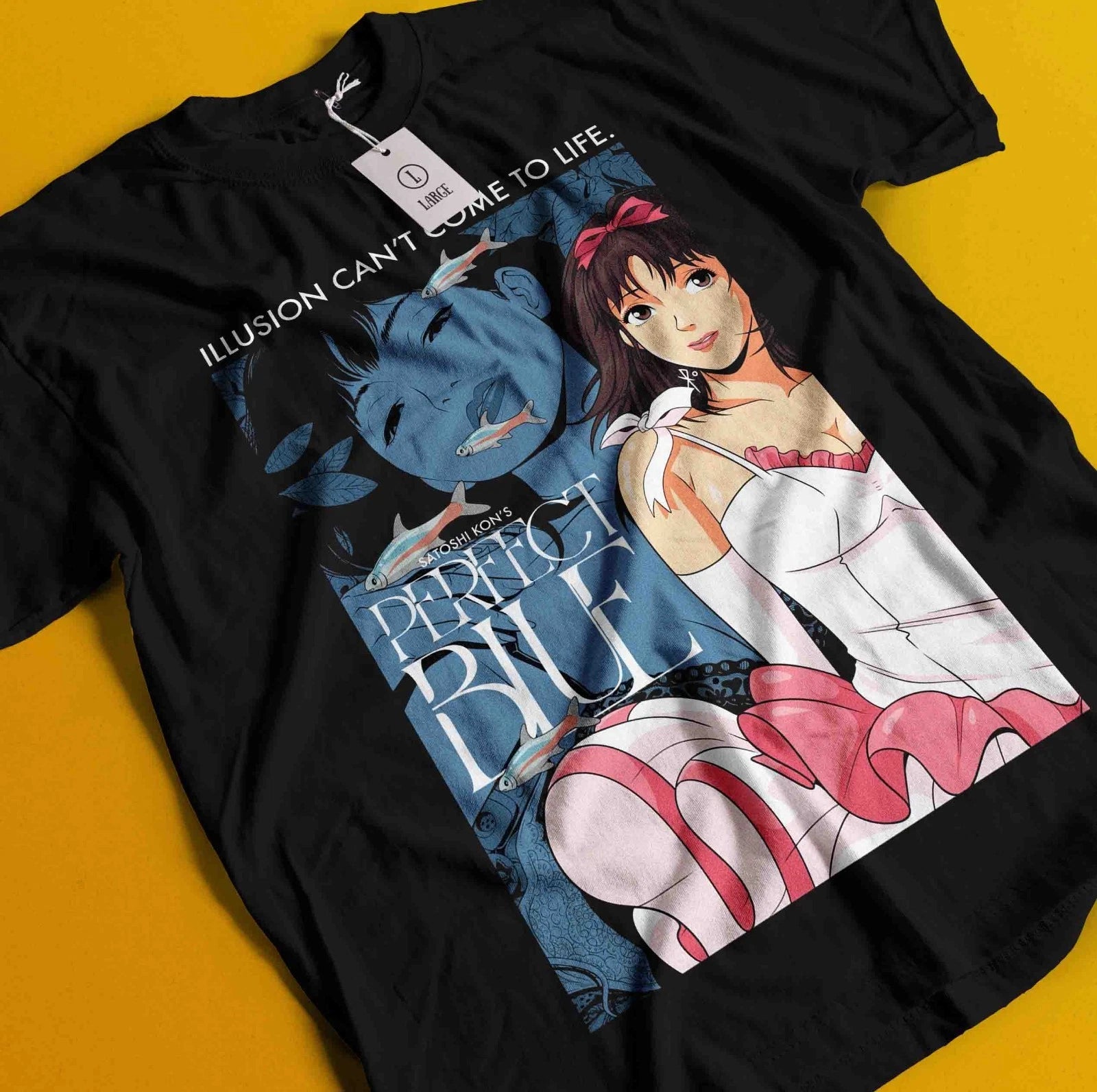 Perfect Blue T-Shirt Mima Kirigoe Shirt Girl Anime Manga Japanese Unisex Tshirt