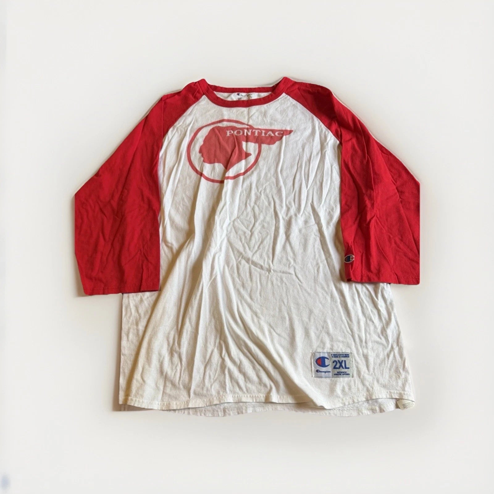 Champion Vintage Pontiac Firebird T Shirt Size 2XL 90s Y2K Logo Graphic Tee USA