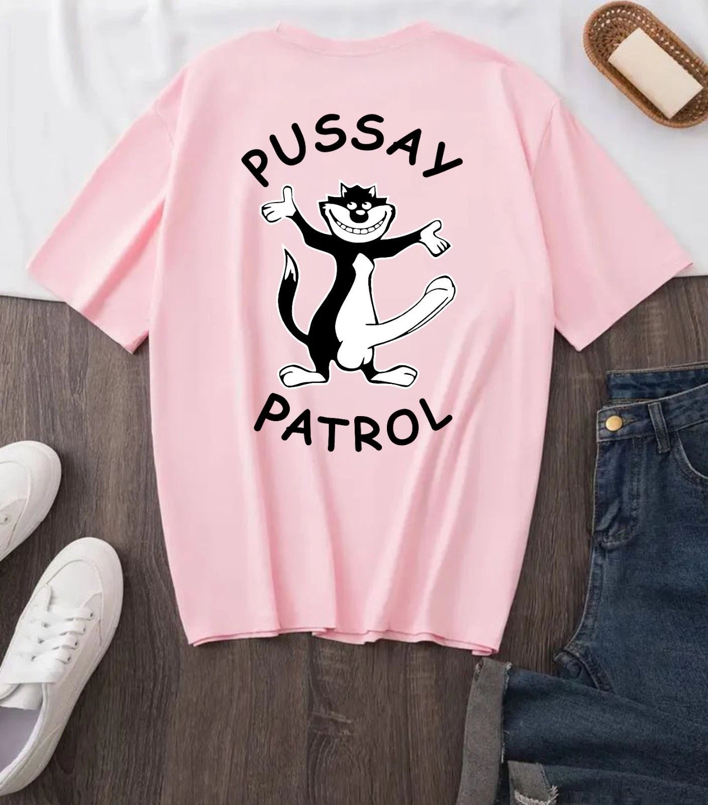 Pussay Patrol T-Shirt - Funny Stag Do Party Holiday Fancy Mens Groom Gifts Shirt