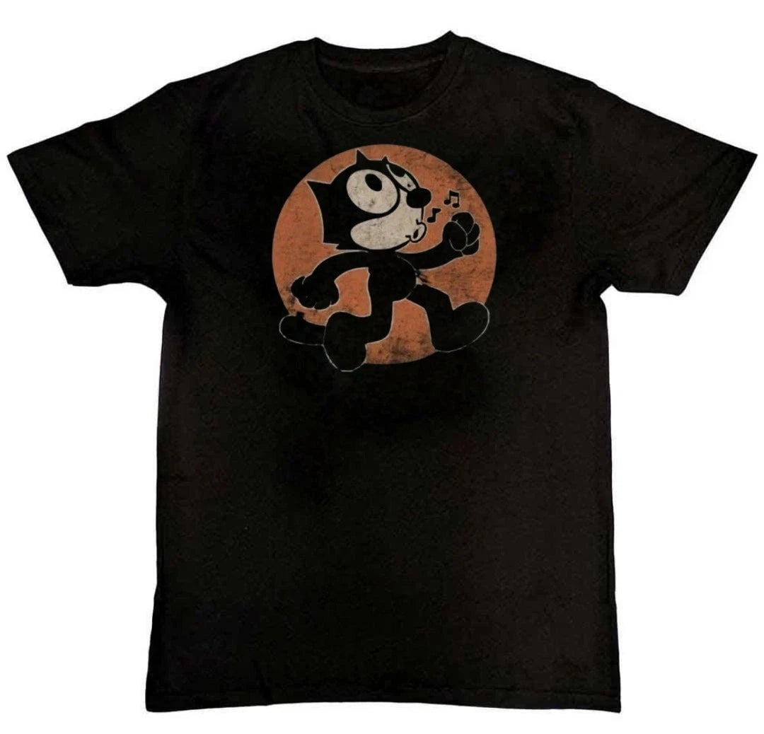 Felix The Cat Graphic Print Unisex Mens T-Shirt S M L XL 2 3 4 XL
