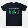 Introvert Funny Graphic Tee Social Joke Humor Mens Womens T-Shirt Gift