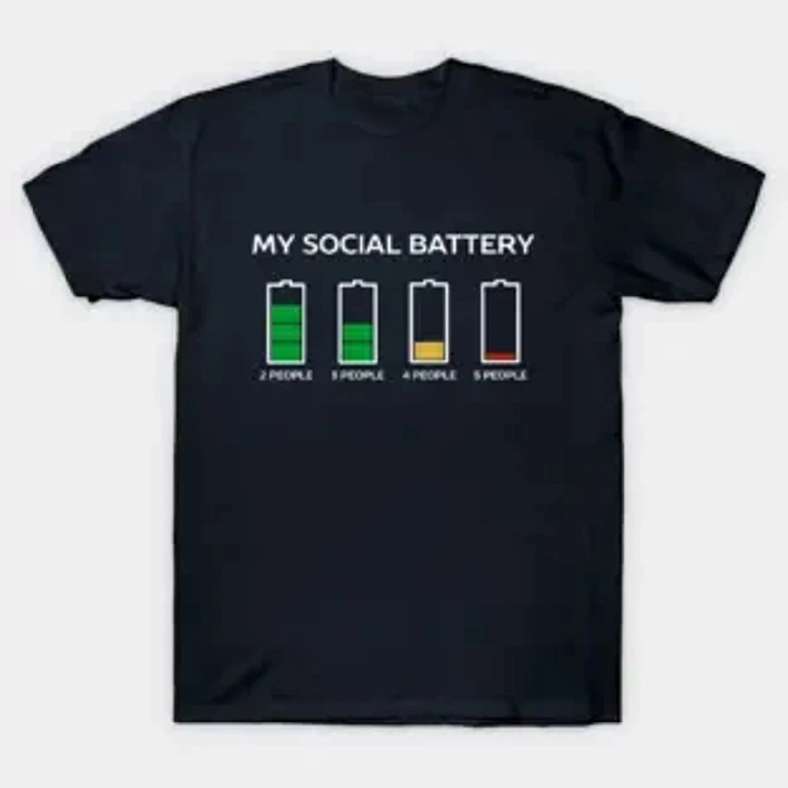 Introvert Funny Graphic Tee Social Joke Humor Mens Womens T-Shirt Gift