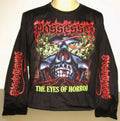 Possessed Eyes Of Horror Long Sleeve T-Shirt Size S M L XL 2XL 3XL Metal Band