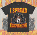 I Spread Misinformation T-Shirt Funny Meme Evil Bootleg Skeleton Unisex Shirt