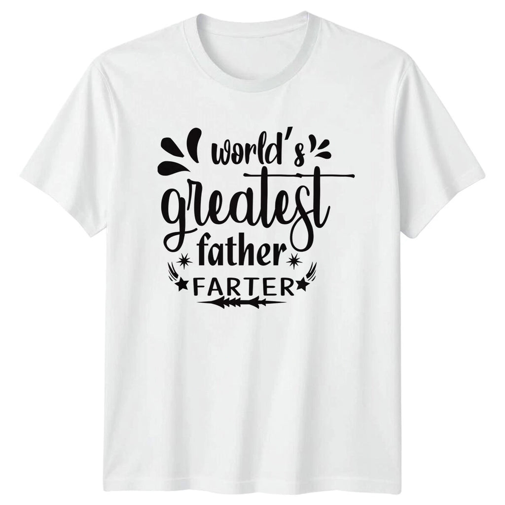 Worlds Greatest Father Farter T-Shirt Funny Dad Joke T-Shirt