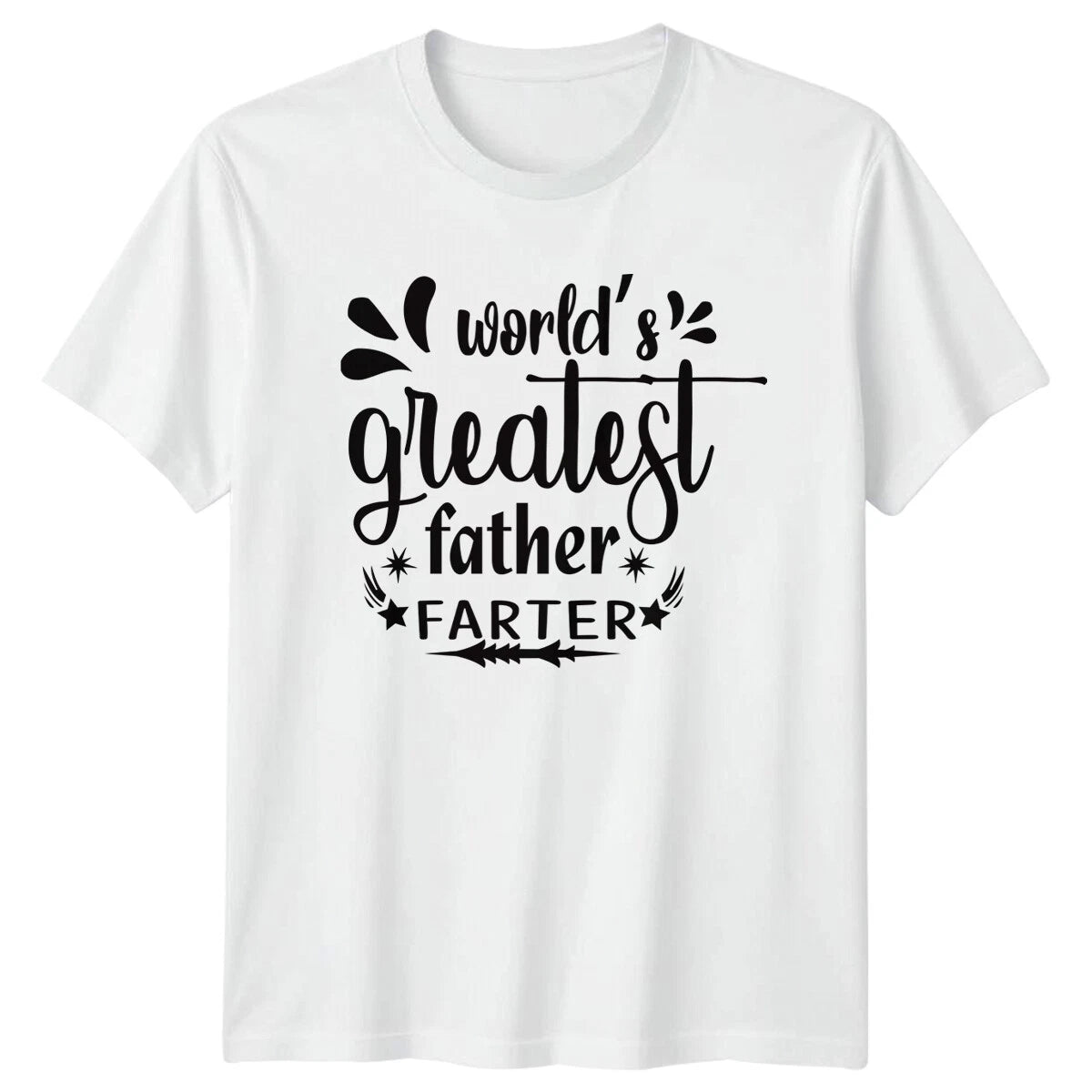 Worlds Greatest Father Farter T-Shirt Funny Dad Joke T-Shirt