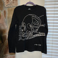 Rare Sprz NY Andy Warhol Skull long sleeve tee