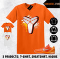 Tee Shirt Matching Kobe 6 Protro Total Orange 2025 To Match Sneaker Mamba Sheath