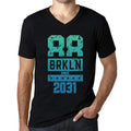 Men's Graphic T-Shirt V Neck Brkln Since 2031 Eco-Friendly Limited Edition