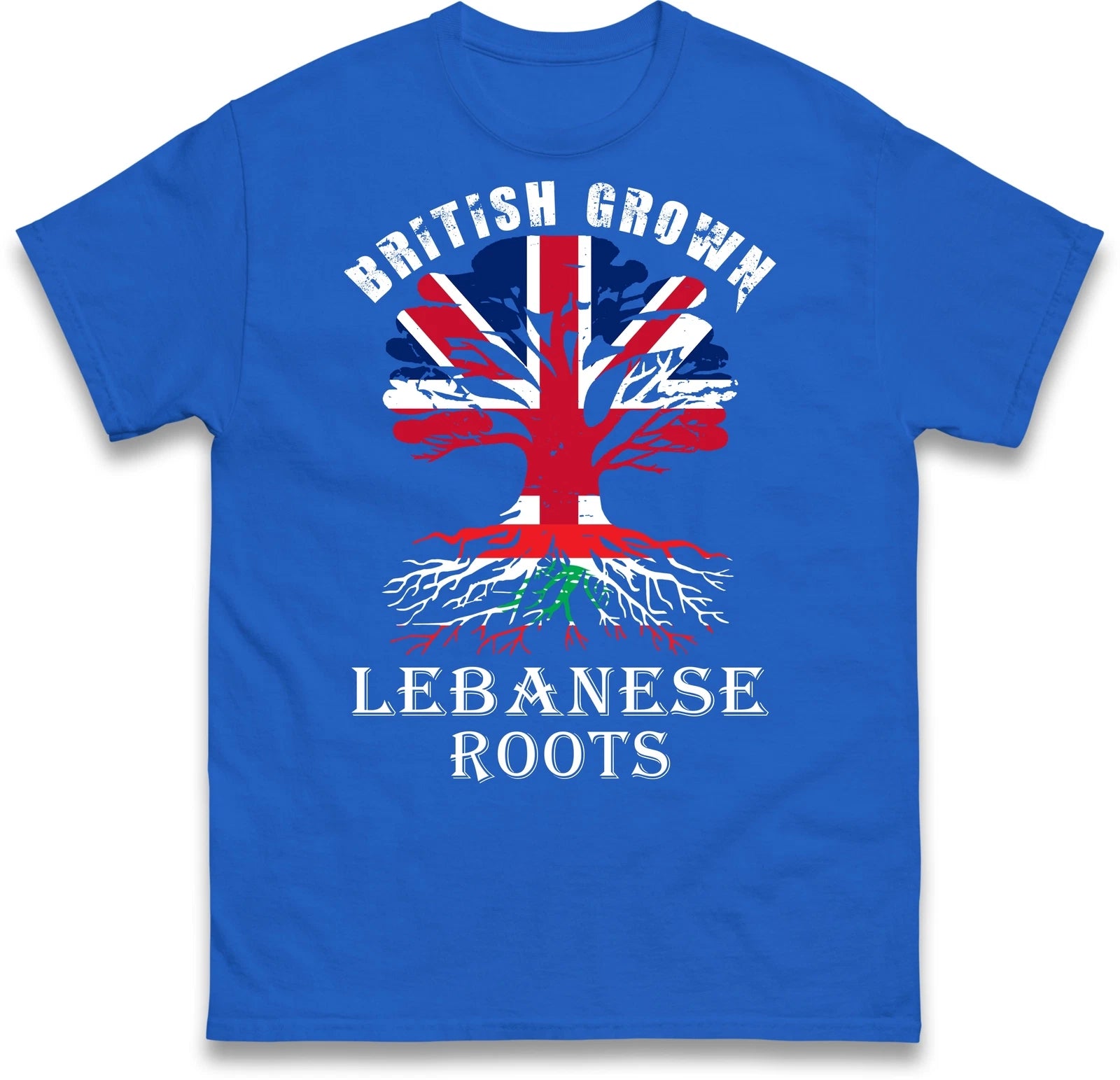 Great Britain T-Shirt, Lebanese Roots T-Shirt, Patriot TShirt, British Grown Tee