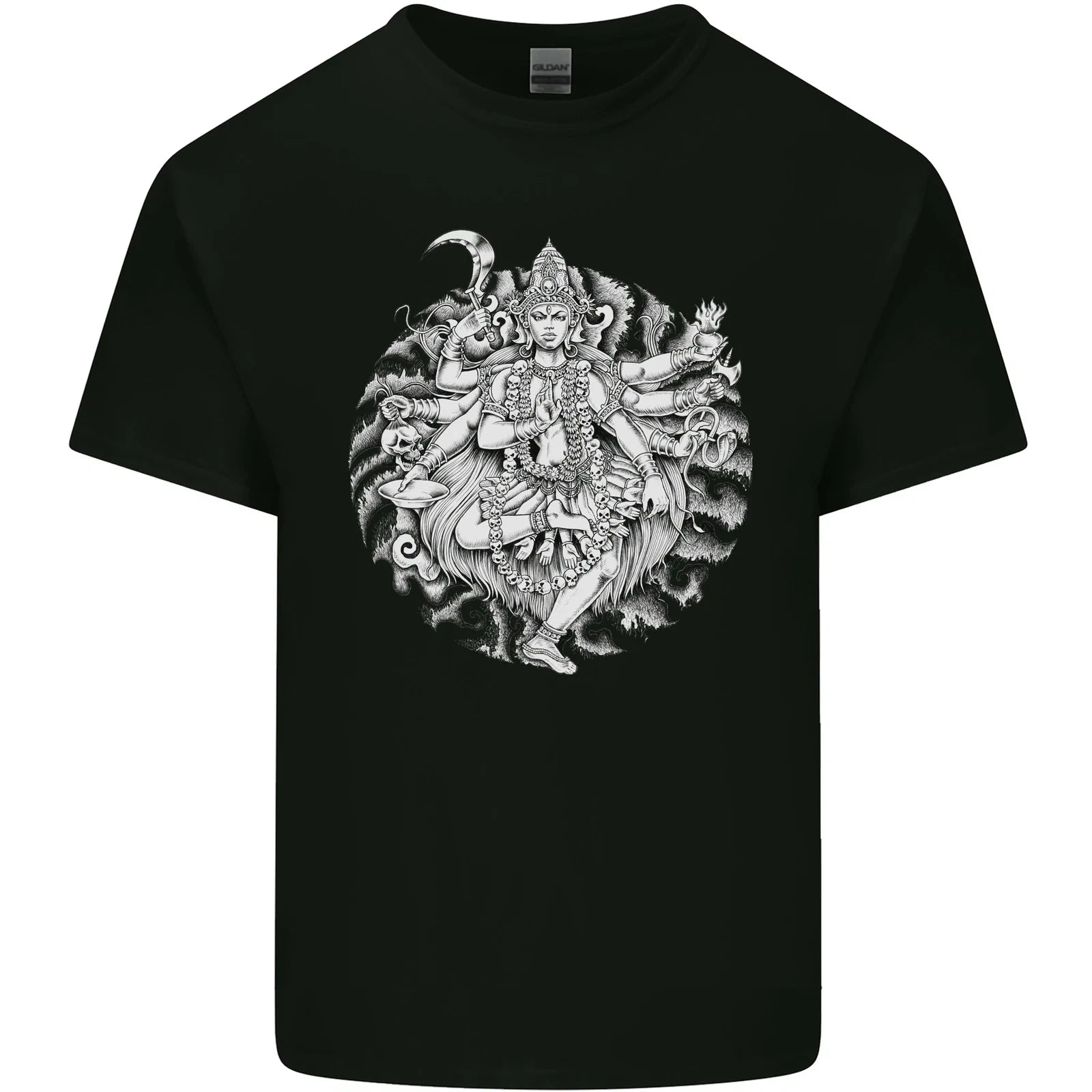 Goddess Shiva Hindu God Hinduism Religion Mens Cotton T-Shirt Tee Top