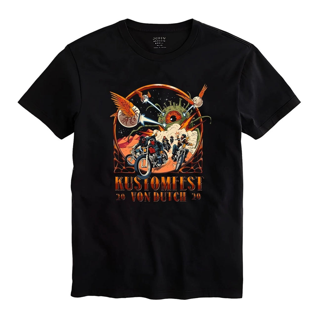 Kustom x Dutch T-shirt Cotton Unisex Multicolor Size XS-2XL Tshirt Ship From USA