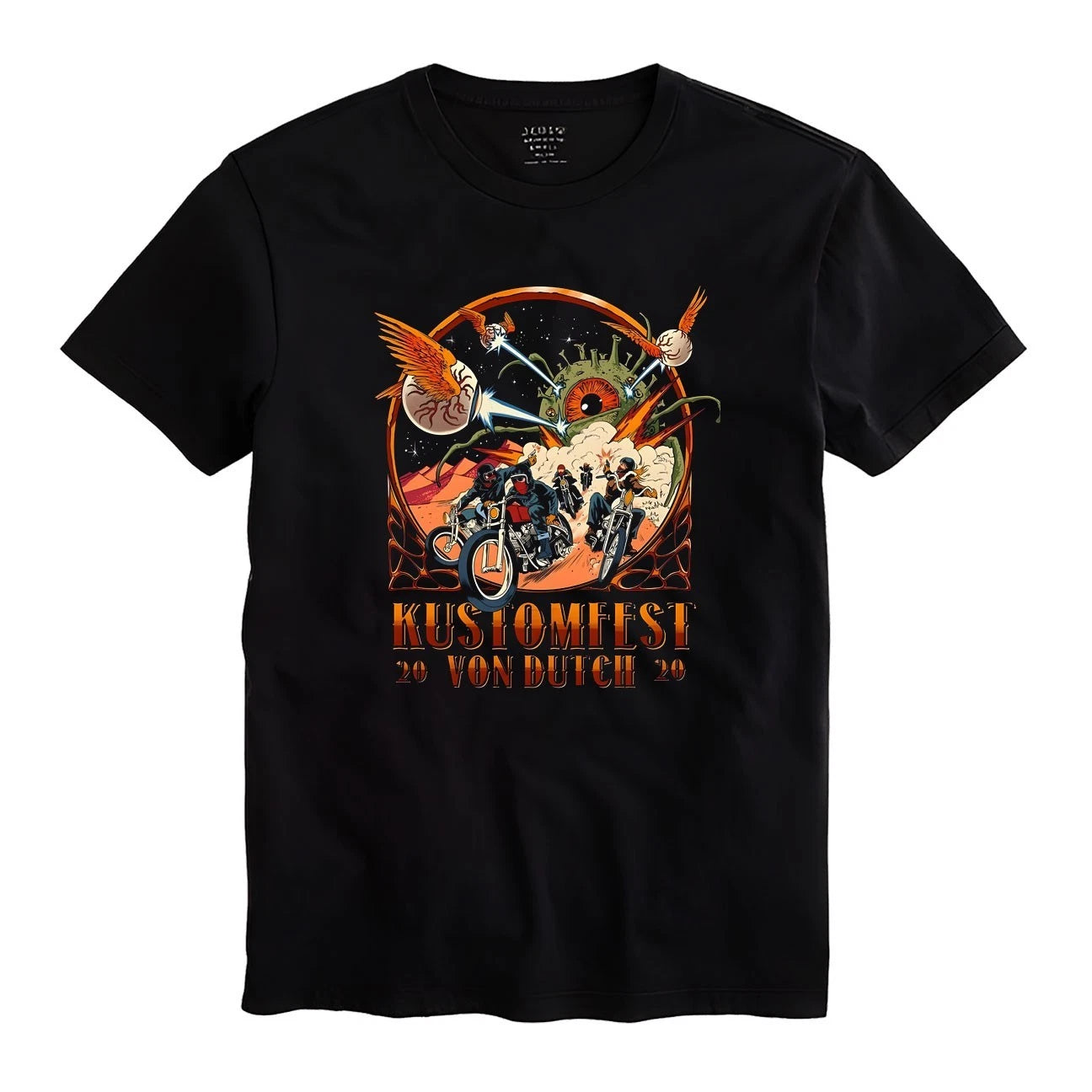 Kustom x Dutch T-shirt Cotton Unisex Multicolor Size XS-2XL Tshirt Ship From USA