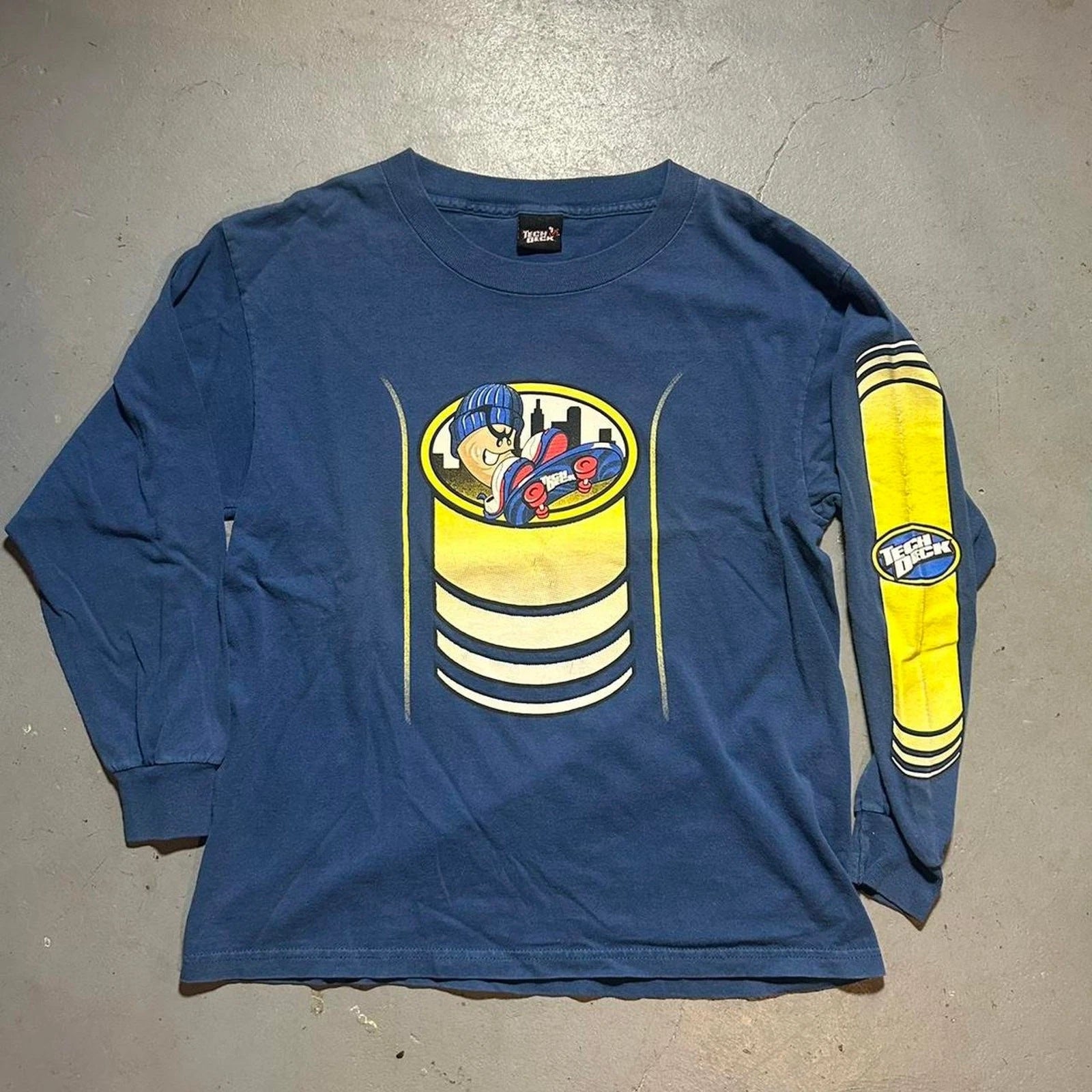 Y2k tech deck long sleeve youth shirt