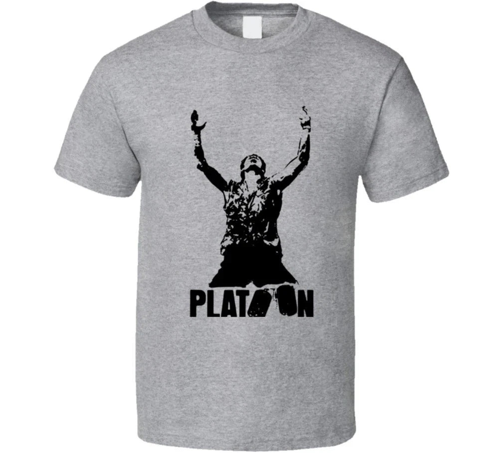 Platoon Retro 80's War Army Movie T Shirt