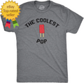 Crazy Dog Mens T Shirt Coolest Pop Funny Fathers Day Shirt Cool Dad Joke Tee