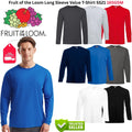 Fruit of the Loom SS21 Long Sleeve Value T-Shirt 165GSM Mens Cotton Tee