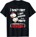 Funny Farting Chicken Lover I Dont Fart I Whisper In My Gift T-Shirt