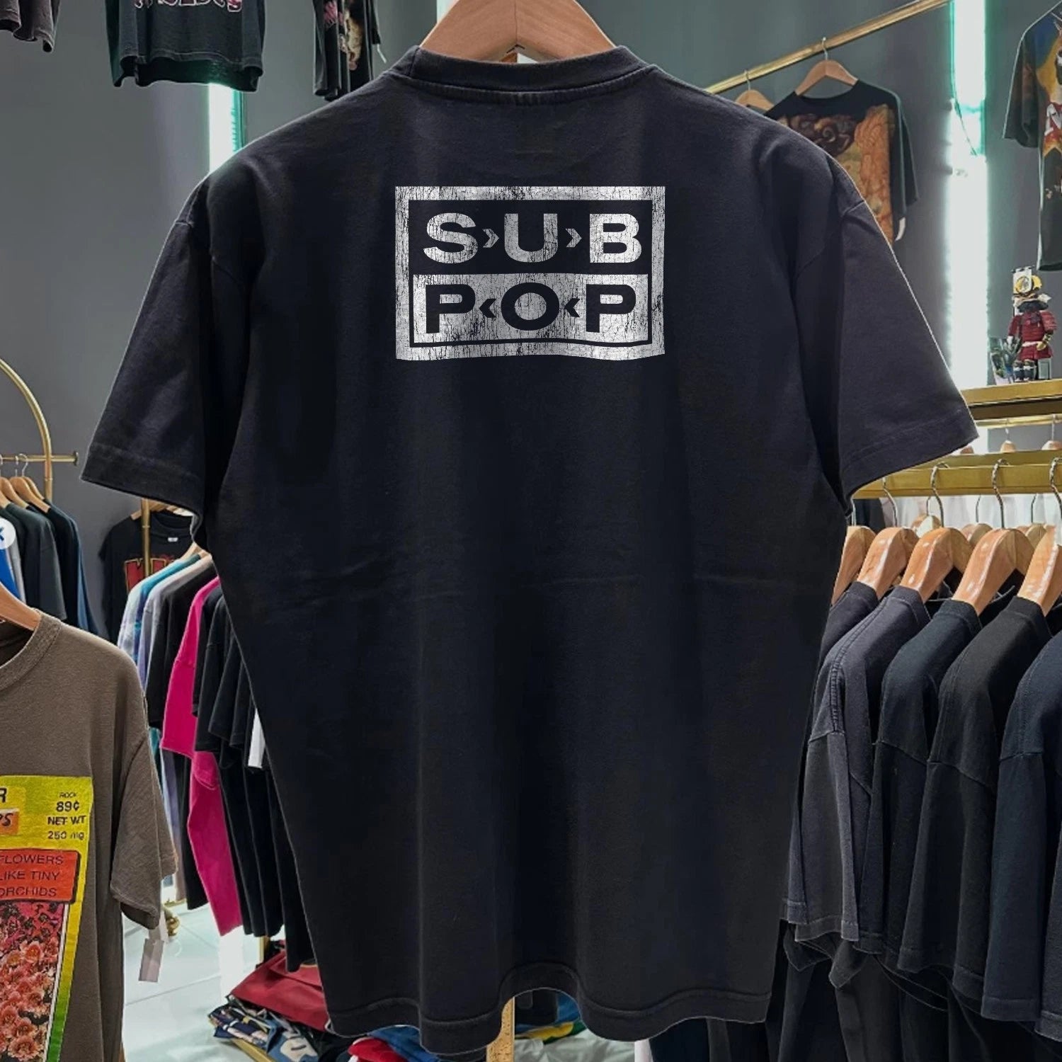 90s Loser Sub-Pop Classic T-Shirt Black XL